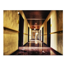 abandoned hospital postkarte