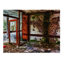 abandoned hospital postkarten