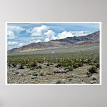 Abandoned House On Desert Floor Print