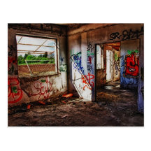 abandoned postkarten