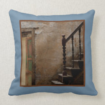 Abandoned Throw Pillow Square 2