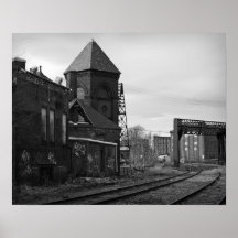 Abandoned Train Station Posters