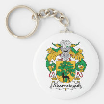 Abarrategui Family Crest Keychains