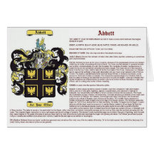 Abbett (signification) cartes de vœux