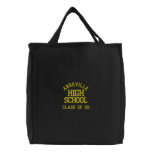 Abbeville High School Embroidered Book Tote Bag