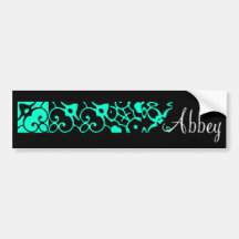 Abbey Designer Name II Bumper Sticker