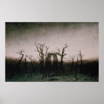 Abbey in the Oakwood, 1810 Poster