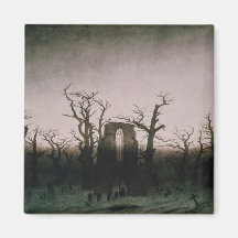 Abbey in the Oakwood, 1810 Refrigerator Magnet