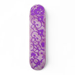 Abbey Purple Plume Wingnut Designer Name Skate Board Deck