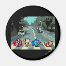 Abbey Road 8-Bit Fridge Magnet