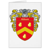 Abbott Coat of Arms (Mantled) cards