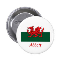 Abbott Welsh Flag buttons