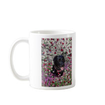 Abby in Flowers – Black Lab in Flowers Mug