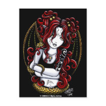 "Abby" Red Tattooed Faery