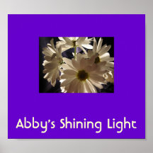 Abby's Shining Light Poster