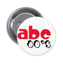 ABC 80's Pinback Button