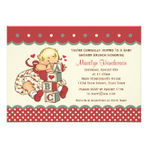 ABC Baby Shower Invitation