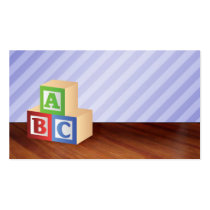 abc blocks Business Cards business cards