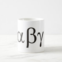 abc griechisch teetasse