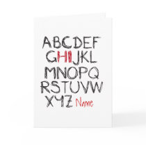 ABC Hi Personalised name greeting