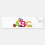 ABC LETTERS BUMPER STICKERS