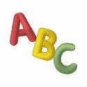 Abc Letters embroidered shirts