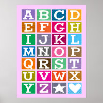 ABC Poster (Pink)
