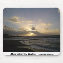 ABCD0012, Aberystwyth, Pays de Galles, - AberNight Tapis De Souris