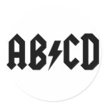 ABCD Item Stickers