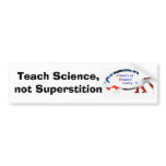 abcfish, Teach Science,not Superstition bumper stickers