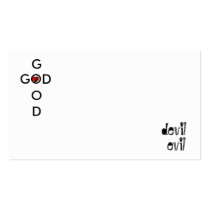 abcs of good and evil business cards
