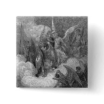 Abdiel Attacks Satan Pinback Buttons