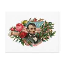 Abe Lincoln Garland Flag