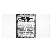 Abe Lincoln Photo Greeting Card