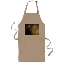 Abe Lincoln Quote "America will never be..." Apron
