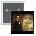 Abe Lincoln Quote "America will never be..." Pin