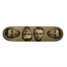Abe Lincoln skateboard