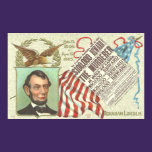 Abe Lincoln Vintage Poster posters