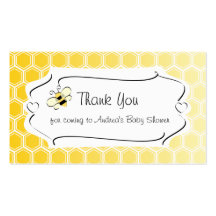 Abeille douce cartes de visite personnelles