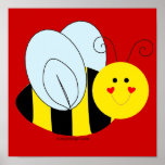 Abeille mignonne posters