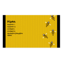 Abeilles de Bizzy Modèles De Cartes De Visite