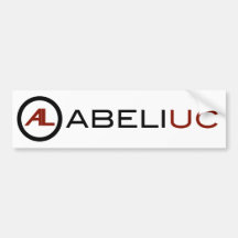 ABELIUC Bumber Sticker Bumper Sticker
