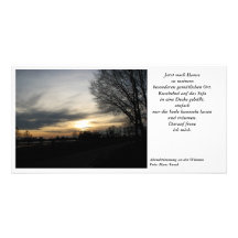 Abendstimmung Fotogrußkarten