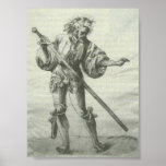 Abgerissener Krieger Posters