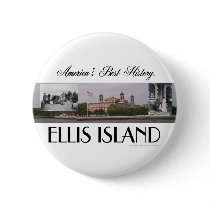ABH Ellis Island Pinback Buttons
