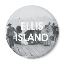 ABH Ellis Island Refrigerator Magnet