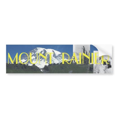 ABH Mount Rainier Bumper Stickers by teepossible
