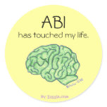ABI awareness sticker