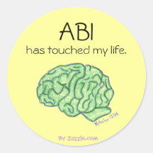 ABI awareness sticker