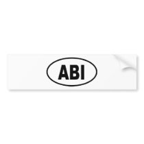 ABI BUMPER STICKER